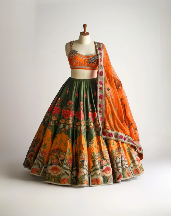 Vasanta – The Blooming Symphony Lehenga