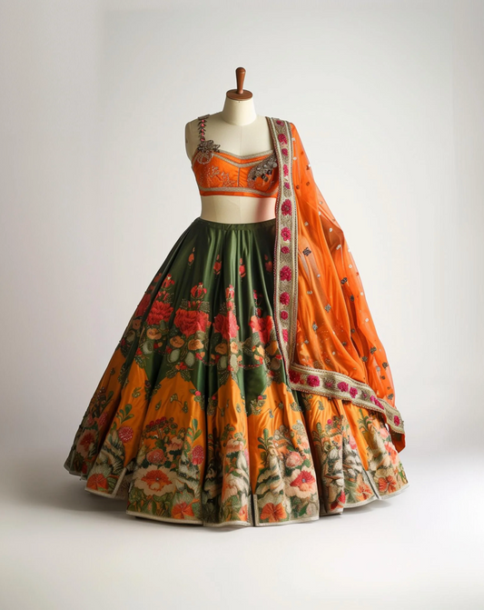 Vasanta – The Blooming Symphony Lehenga