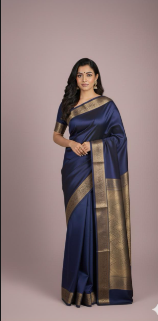 Royal Purple Silk Saree – Timeless Elegance with Modern Grace
