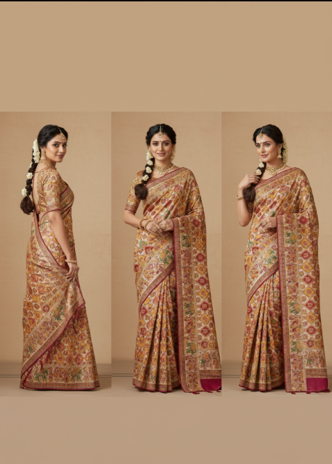 Elegant Pashmina Saree with Classic Finish