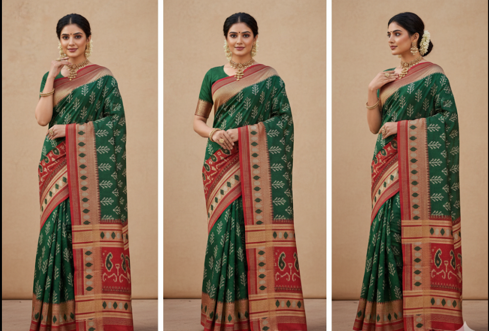 Refreshing Light Green Soft Silk Saree with Subtle Border
