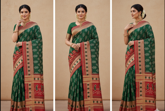 Refreshing Light Green Soft Silk Saree with Subtle Border
