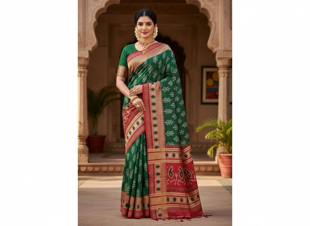 Refreshing Light Green Soft Silk Saree with Subtle Border